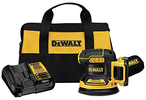 DEWALT 20 V MAX lijadora orbital aleatoria, 5 pulgadas, kit inalámbrico (DCW210D1)