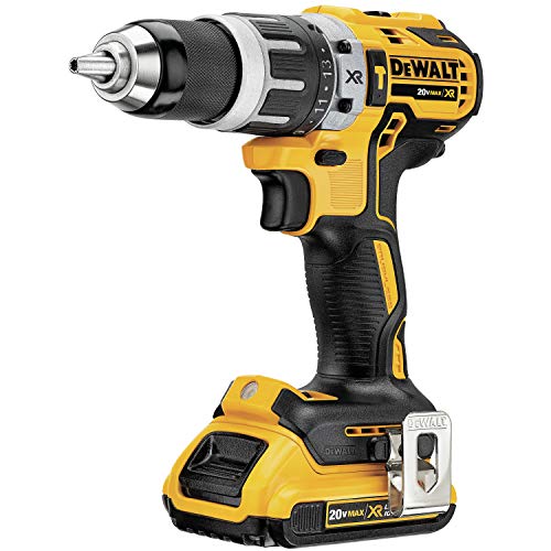 DeWalt 20V MAX XR Combo Kit de taladro inalámbrico, compacto, 3 herramientas (DCK387D1M1)