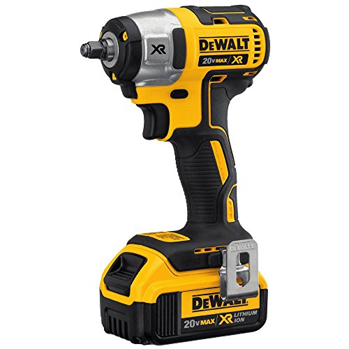 DeWalt 20V MAX XR Kit de llave de impacto inalámbrica, 3/8" (DCF890M2)