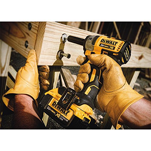 DeWalt 20V MAX XR Kit de llave de impacto inalámbrica, 3/8" (DCF890M2)