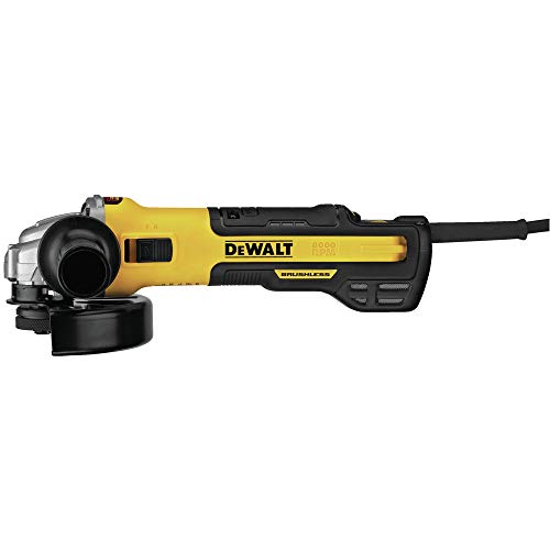 DeWalt amoladora angular, pequeña, de 5 a 6 pulgadas, velocidad variable, solo herramienta (DWE43240INOX)