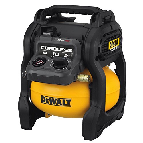 Dewalt Batería De Compresor Dcc1054 N De Xj Flex V 54 V  Versión De Base  9 Bar, 10 Litros, Sin Escobillas, Móvil, Succión 48 l/min, Salida de Aire 31 L/MIN