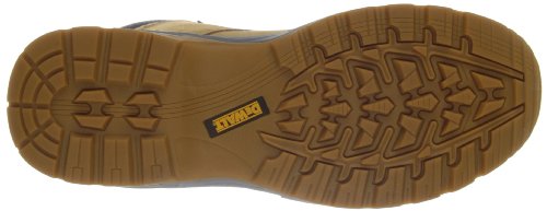 DeWALT Carbon - zapatos de seguridad de cuero hombre, Color Amarillo, Talla 42 EU