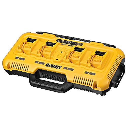 DEWALT Cargador máximo de 20 V, 4 puertos, carga rápida (DCB104)