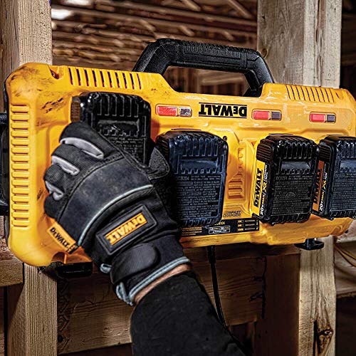 DEWALT Cargador máximo de 20 V, 4 puertos, carga rápida (DCB104)