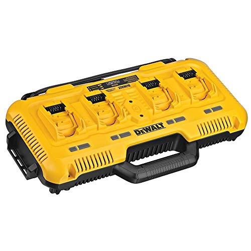 DEWALT Cargador máximo de 20 V, 4 puertos, carga rápida (DCB104)