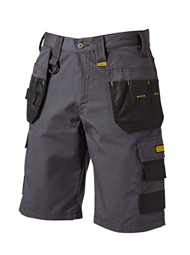 DeWalt Cheverley - Pantalón Corto, Talla 36 W, Color Gris