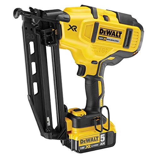 DeWALT – Clavadora inalámbrica para clavos de 63 mm, 18 V, 1 unidad, DCN660P2-QW