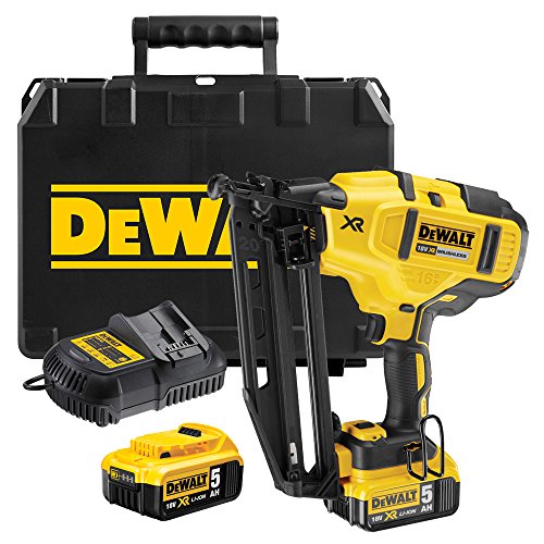 DeWALT – Clavadora inalámbrica para clavos de 63 mm, 18 V, 1 unidad, DCN660P2-QW