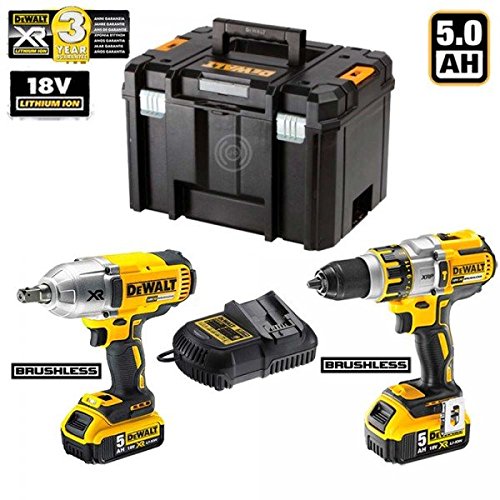 DeWalt – cprof144 II (dcf899 + DCD995 + 2 pilas 5,0 Ah + Maletín Tstak VI + Cargador DCB105)