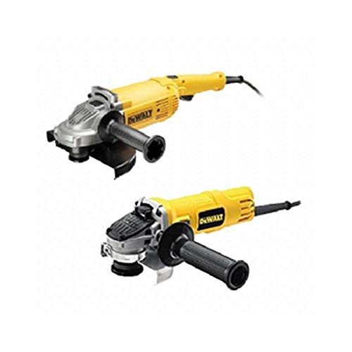 DeWalt CPROF189 CPROF189-KIT Amoladoras = DWE490 230mm 2.000W + DWE4056 115mm 800W Suave, Bloqueo y re-Arranque