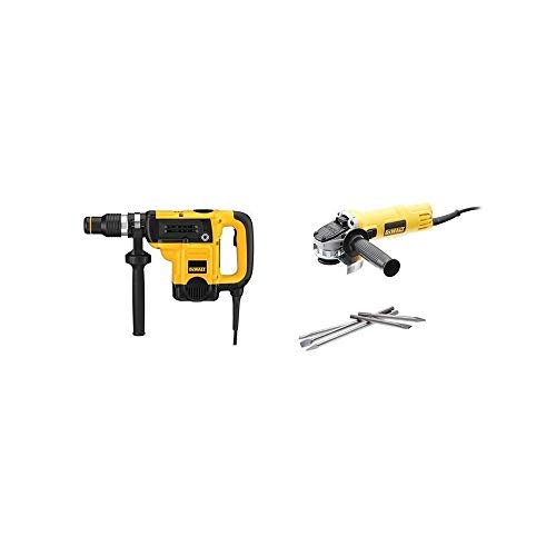 DeWalt CPROF447 CPROF447-KIT = D25501K Martillo Combinado 5kg 1100W + DWE4156 Amoladora 115mm 800W + SDSMAXSET2