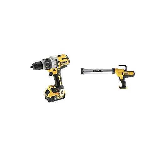 DeWalt CPROF475 CPROF475-KIT XR = DCD996P2 Taladro XRP con 2 baterías Li-Ion 5,0Ah + DCE580N Pistola químicos 600ml