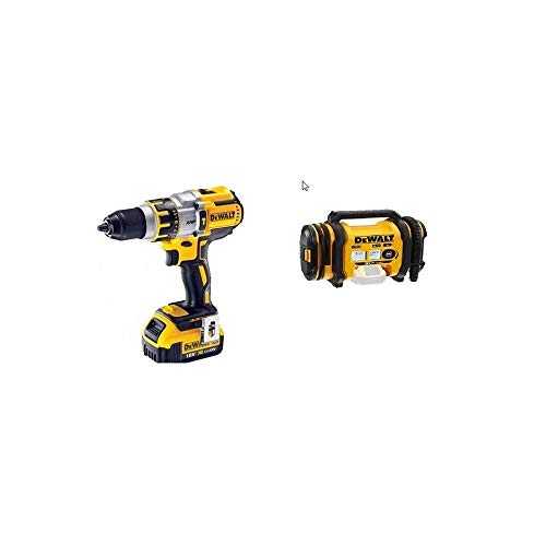 DeWalt CPROF522 CPROF522-KIT XR = DCD996P2 Taladro XRP con 2 baterías Li-Ion 5,0Ah + DCC018N Inflador de Aire