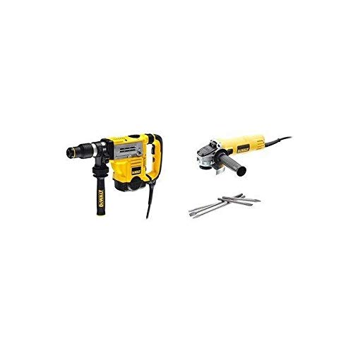 DeWalt CPROF623 CPROF623-KIT = D25832K Martillo Demoledor 6kg 1350W + DWE4056 Amoladora 115mm 800W + SDSMAXSET2