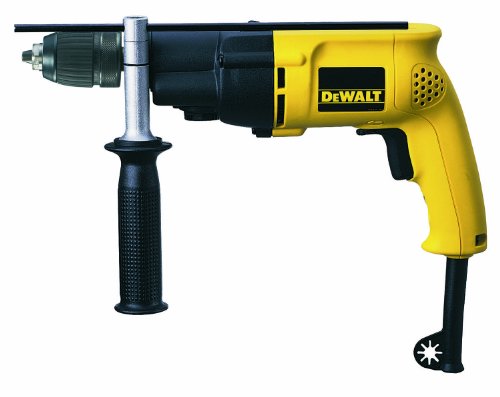 DeWalt D21721K-QS - Taladro percutor 650W - Electrónico 2 velocidades 13mm portabrocas auto + maletín