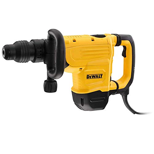 DEWALT D25872K-QS D25872K-QS-Martillo Demoledor 8kg 1600W-13,3J-SDS-MAX Electrónico AVC y maletín, 1600 W, Schwarz/Gelb