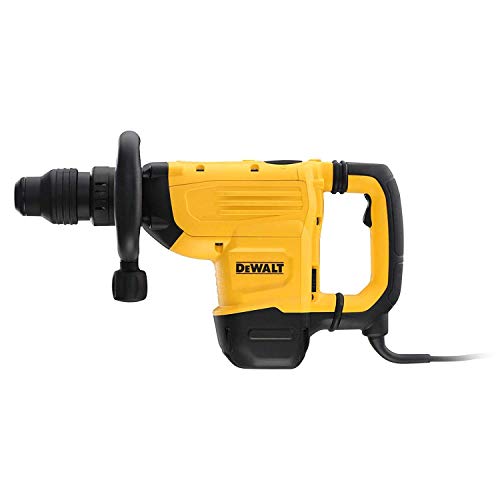 DEWALT D25872K-QS D25872K-QS-Martillo Demoledor 8kg 1600W-13,3J-SDS-MAX Electrónico AVC y maletín, 1600 W, Schwarz/Gelb