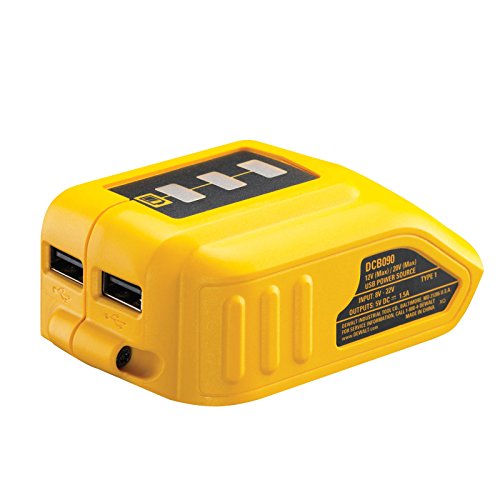 Dewalt DCB090-XJ Adaptador de batería para cargar dispositivos con entrada USB