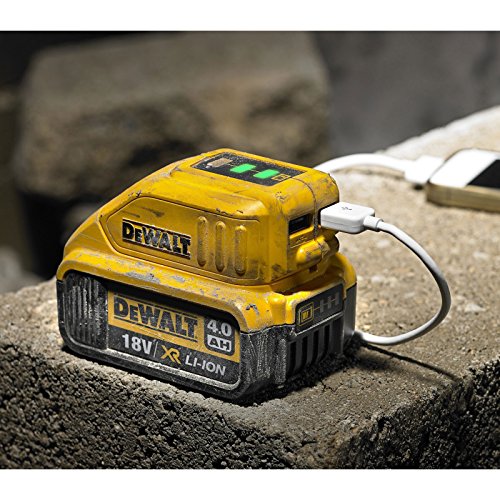 Dewalt DCB090-XJ Adaptador de batería para cargar dispositivos con entrada USB