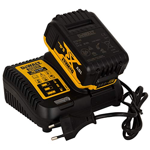 Dewalt DCB115P2-QW Kit 2 Baterías carril XR 18V Li-Ion 5, 0 W, 220 V, Negro/Amarillo, 18 V