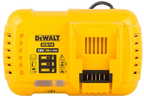 Dewalt DCB118-QW Cargador rápido XR Flexvolt: 54V-18V Carril Li-Ion, 108 W, 52 V