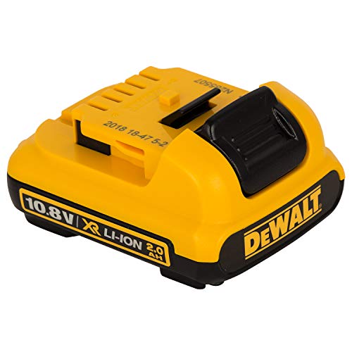 Dewalt DCB127-XJ Bateria DCB 127 XJ 10,8 V. 2,0 A/h, 10.8 V, Negro Y Amarillo