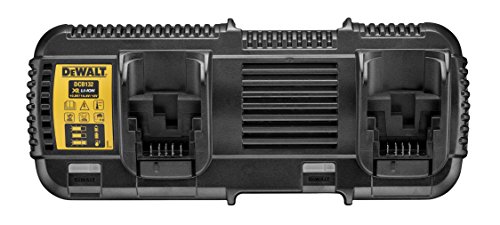Dewalt DCB132-QW Cargador Doble XR Flexvolt: 54V-18V-14, 108 W, 18 V, Negro