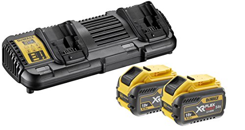 DeWalt DCB132X2-QW Kit 2 Baterías carril XR Flexvolt 54V/18V Li-Ion 9, 0 W, 54 V