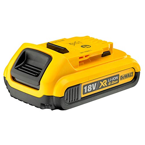 DeWalt DCB183 x 2 - Batería de Ion de Litio de 2 Ah, 18 V, Color Negro y Amarillo