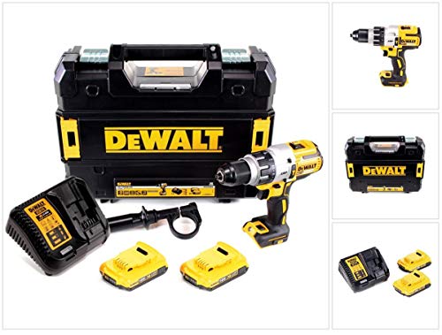 DeWalt DCD 996 18 V 3 niveles de Brushless batería de ion de litio atornillador inalámbrico en Tstak maletín + 2 x 2,0 Ah Batería + Cargador