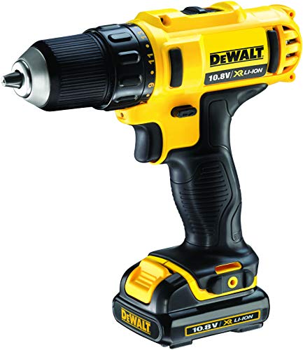 Dewalt DCD710C2-QW Taladro atornillador XR 10, 180 W, 10.8 V, Negro, Amarillo