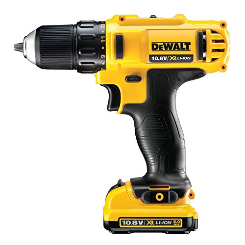 DEWALT DCD710D2-QW - Taladro Atornillador XR 10.8V, 24 Nm, con 2 baterías de litio 2Ah y maletín TSTAK