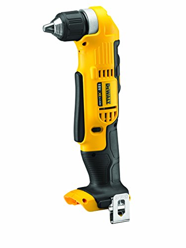 Dewalt DCD740N-XJ DCD740N-XJ-Taladro Angular XR 18V 10mm 33Nm sin Cargador/batería, 360 W, 18 V, Negro Y Amarillo