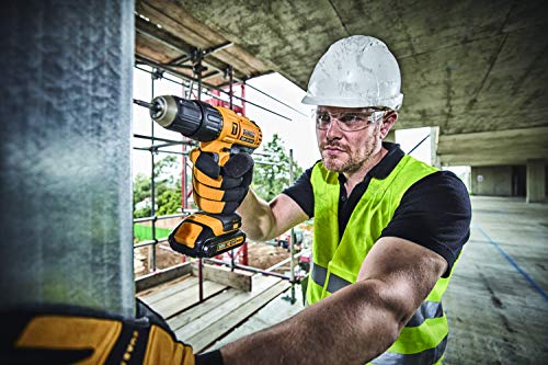 DEWALT DCD776C2-QW - Taladro percutor XR 18V, 25.500 ipm, incluye 2 baterías Li-Ion 18V (1.3Ah), cargador y maletín