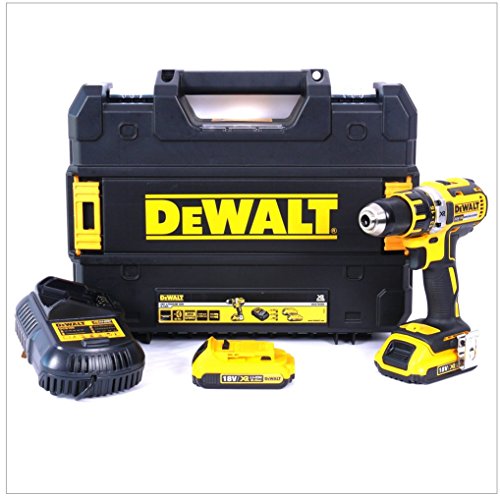 Dewalt DCD790D2-QW Taladro atornillador, 54 W, 18 V, Negro, Amarillo