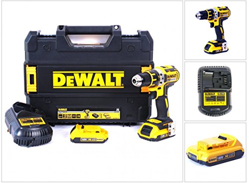 Dewalt DCD790D2-QW Taladro atornillador, 54 W, 18 V, Negro, Amarillo