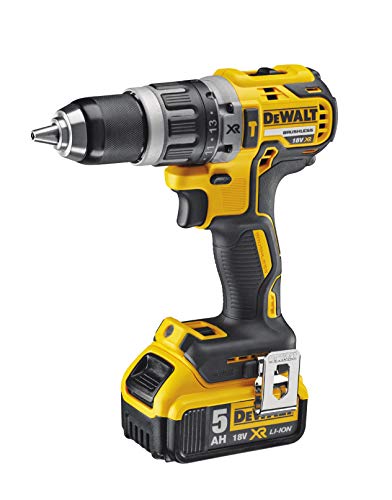 DeWalt DCD796P2-QW 18V - XR LI-ION - Taladro Percutor sin escobillas XR 18V 13mm 70Nm Li-Ion 5,0Ah con maletín TSTAK