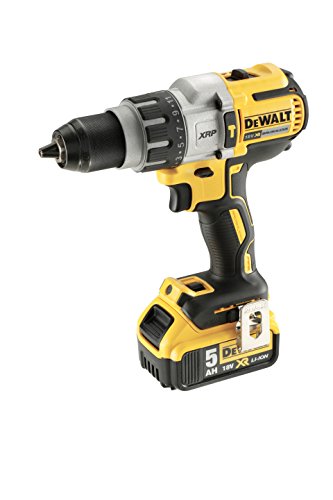 DEWALT DCD996P2-QW - Taladro Percutor a bateria sin escobillas XR 18V XRP 13mm 95Nm con 2 baterías Li-Ion 5,0Ah con maletín TSTAK