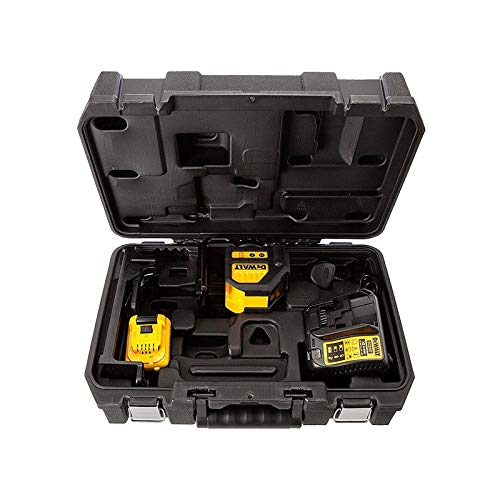 DeWalt dce088d1g - Nivel láser en cruz de nivelación automática, 0,8 V, color verde