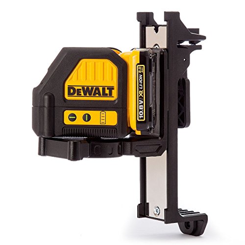 Dewalt DCE088D1G-QW Láser autonivelante de 2 líneas en cruz (Horizontal y vertical), incluye batería DW 10