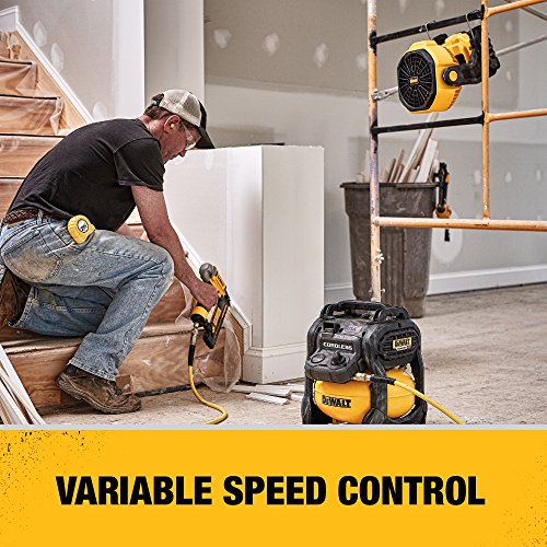 DEWALT DCE511B Ventilador de Trabajo sin Cable de 11", 20 V