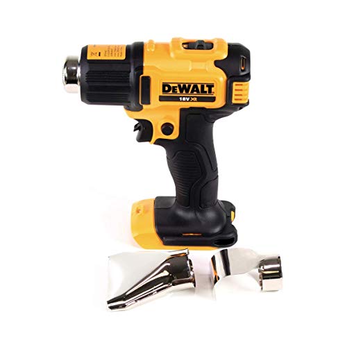 DEWALT DCE530N-XJ DCE530N-XJ-Pistola de Aire Caliente XR 18V 290-530 °C, Schwarz/Gelb