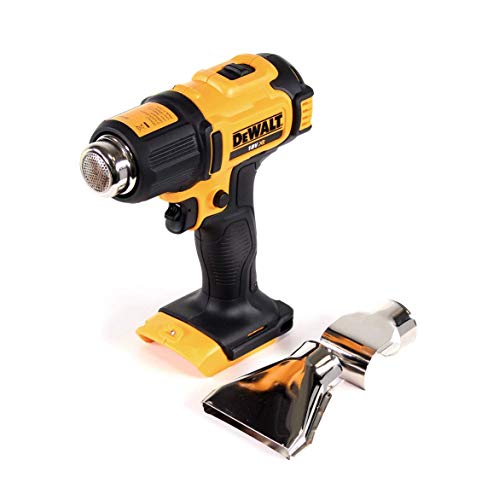 DEWALT DCE530N-XJ DCE530N-XJ-Pistola de Aire Caliente XR 18V 290-530 °C, Schwarz/Gelb