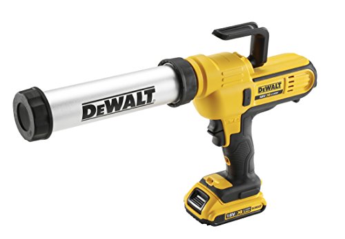 DeWalt dce571d1-qw – Pistola de calafateo (18 V XR (400ml), 18 V, Jaune Noir
