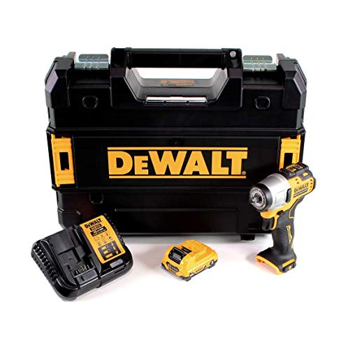 DeWalt DCF 902 L1 - Atornillador de impacto inalámbrico (12 V, 168 Nm, incluye batería de 3 Ah, cargador y maletín)