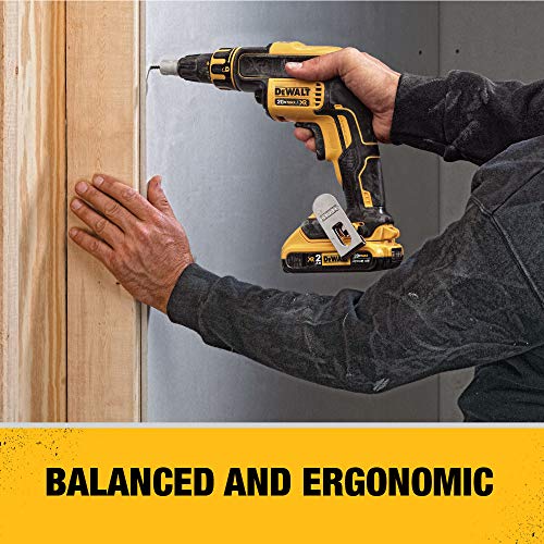 DEWALT DCF620D2 2.0AH 20-volt MAX XR Li-Ion Brushless Drywall ScrewGun by DEWALT
