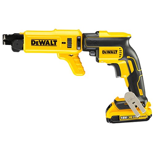 Dewalt DCF620D2K-QW Atornillador Panel yeso sin escobillas XR 18V con 2 baterías Li-Ion 2, 14 W