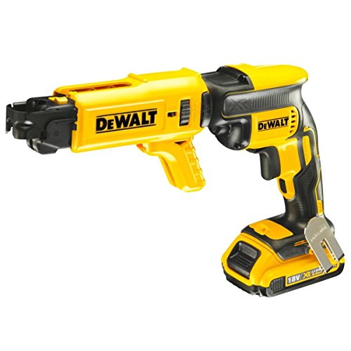 Dewalt DCF620D2K-QW Atornillador Panel yeso sin escobillas XR 18V con 2 baterías Li-Ion 2, 14 W