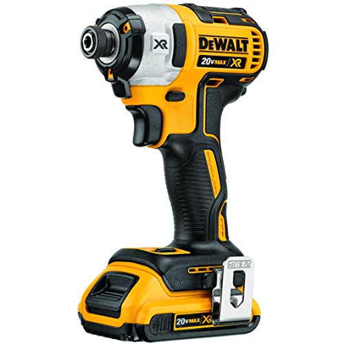 Dewalt DCF887D2-QW DCF887D2-QW-ATORNILLADOR IMPACTO SIN ESCOBILLAS XR 18V, Negro/Amarillo, 18 V/ 400 W